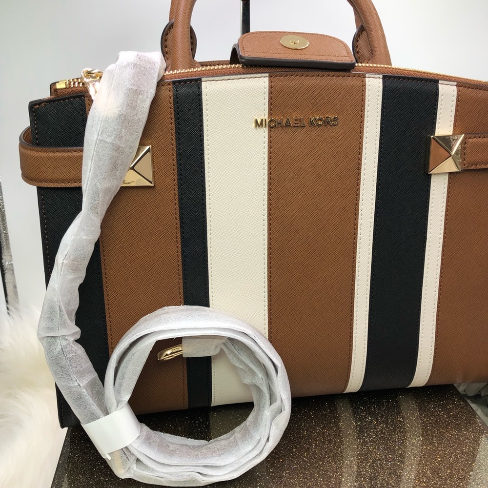 Michael Kors Karla MD EW satchel Crossbody - Picture 6 of 8